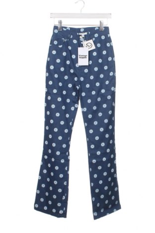 Pantaloni de femei Vintage Supply, Mărime XS, Culoare Albastru, Preț 305,92 Lei