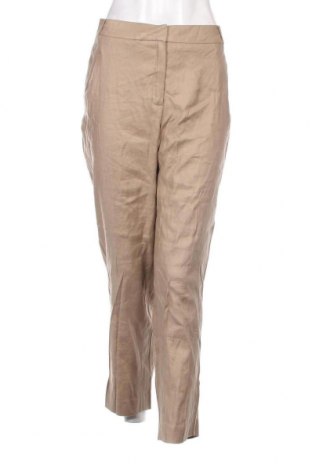 Дамски панталон Violeta by Mango, Размер XL, Цвят Бежов, Цена 16,03 лв.