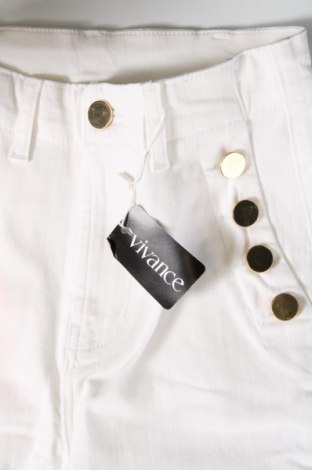 Дамски панталон Vivance, Размер XS, Цвят Бял, Цена 16,56 лв.
