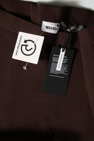 Dámské kalhoty  Weekday, Velikost XL, Barva Hnědá, Cena  377,00 Kč