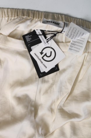 Dámské kalhoty  Weekday, Velikost XL, Barva Krémová, Cena  404,00 Kč