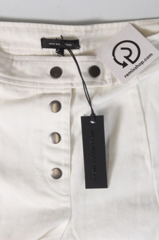Γυναικείο παντελόνι Who What Wear, Μέγεθος S, Χρώμα Λευκό, Τιμή 24,12 €
