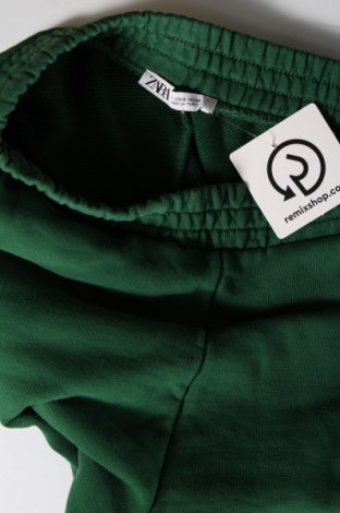 Дамски панталон Zara, Размер S, Цвят Зелен, Цена 24,00 лв.