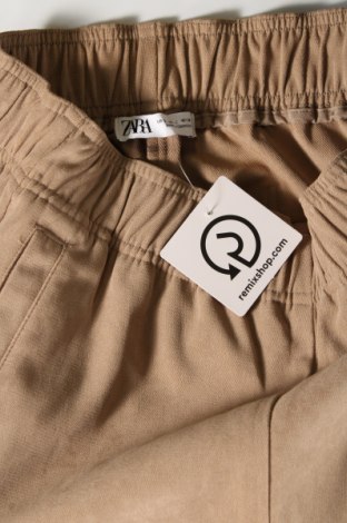 Pantaloni de femei Zara, Mărime S, Culoare Bej, Preț 78,95 Lei