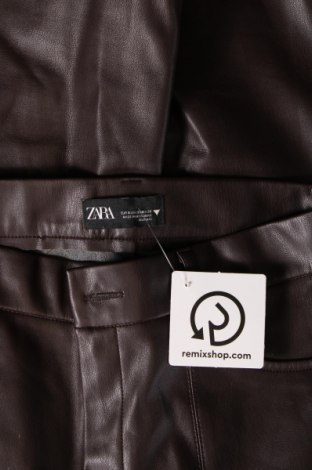 Pantaloni de femei Zara, Mărime S, Culoare Maro, Preț 41,75 Lei