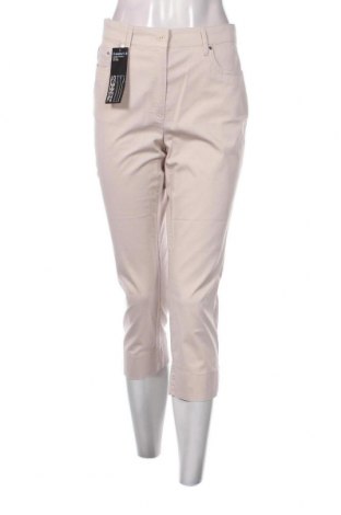 Pantaloni de femei Zerres, Mărime L, Culoare Ecru, Preț 85,85 Lei