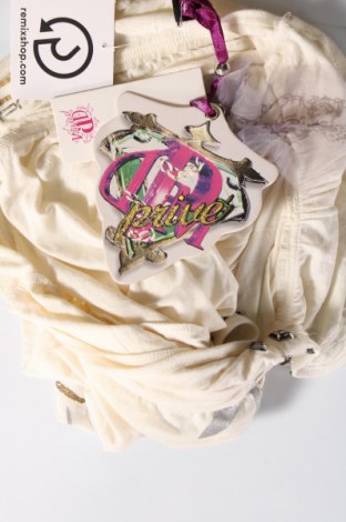 Γυναικείο αμάνικο μπλουζάκι, Μέγεθος M, Χρώμα Εκρού, Τιμή 2,67 €