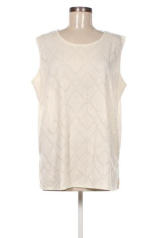 Γυναικείο αμάνικο μπλουζάκι, Μέγεθος XL, Χρώμα Εκρού, Τιμή 4,82 €