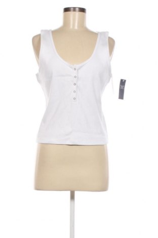 Γυναικείο αμάνικο μπλουζάκι Abercrombie & Fitch, Μέγεθος XL, Χρώμα Λευκό, Τιμή 15,25 €
