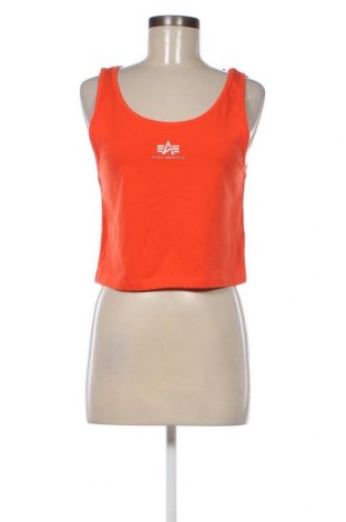 Γυναικείο αμάνικο μπλουζάκι Alpha Industries, Μέγεθος L, Χρώμα Πορτοκαλί, Τιμή 8,97 €