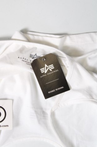 Γυναικείο αμάνικο μπλουζάκι Alpha Industries, Μέγεθος M, Χρώμα Λευκό, Τιμή 14,95 €