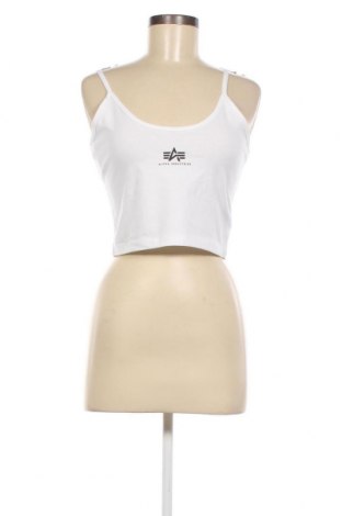Γυναικείο αμάνικο μπλουζάκι Alpha Industries, Μέγεθος M, Χρώμα Λευκό, Τιμή 11,96 €