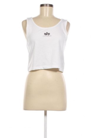 Γυναικείο αμάνικο μπλουζάκι Alpha Industries, Μέγεθος L, Χρώμα Λευκό, Τιμή 8,97 €