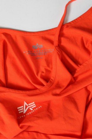 Γυναικείο αμάνικο μπλουζάκι Alpha Industries, Μέγεθος M, Χρώμα Πορτοκαλί, Τιμή 14,95 €