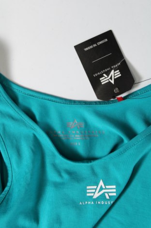 Γυναικείο αμάνικο μπλουζάκι Alpha Industries, Μέγεθος S, Χρώμα Μπλέ, Τιμή 14,95 €