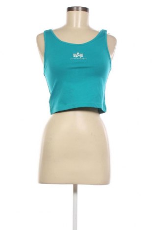 Γυναικείο αμάνικο μπλουζάκι Alpha Industries, Μέγεθος S, Χρώμα Μπλέ, Τιμή 11,96 €