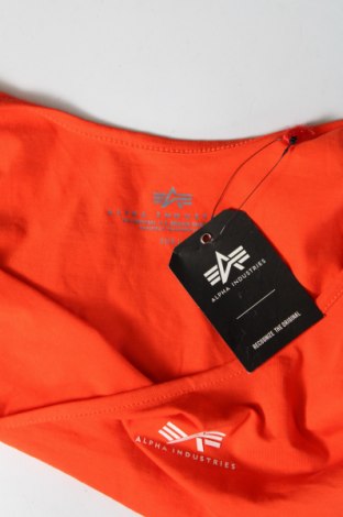 Γυναικείο αμάνικο μπλουζάκι Alpha Industries, Μέγεθος L, Χρώμα Πορτοκαλί, Τιμή 14,95 €
