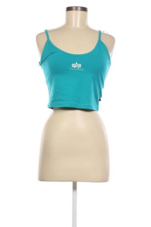 Γυναικείο αμάνικο μπλουζάκι Alpha Industries, Μέγεθος M, Χρώμα Μπλέ, Τιμή 8,97 €