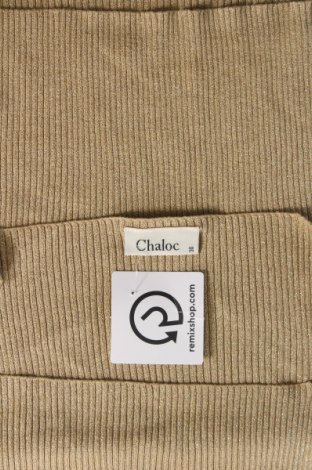 Γυναικείο αμάνικο μπλουζάκι Chaloc, Μέγεθος S, Χρώμα  Μπέζ, Τιμή 4,02 €