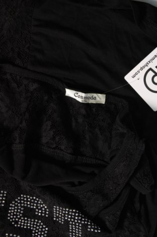 Γυναικείο αμάνικο μπλουζάκι Cosmoda, Μέγεθος L, Χρώμα Μαύρο, Τιμή 3,39 €