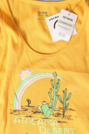 Damska koszulka na ramiączkach Cotton On, Rozmiar S, Kolor Żółty, Cena 31,90 zł
