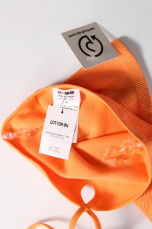 Damska koszulka na ramiączkach Cotton On, Rozmiar XS, Kolor Pomarańczowy, Cena 30,22 zł