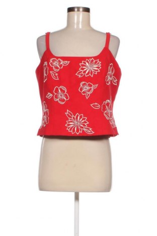 Γυναικείο αμάνικο μπλουζάκι Diseno, Μέγεθος XL, Χρώμα Κόκκινο, Τιμή 5,12 €