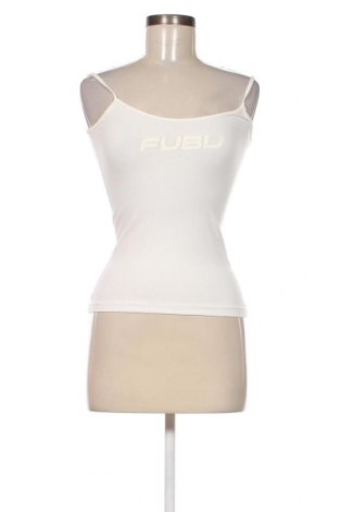 Γυναικείο αμάνικο μπλουζάκι FUBU, Μέγεθος XS, Χρώμα Λευκό, Τιμή 6,13 €