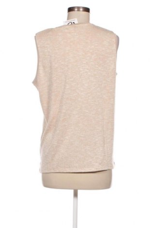 Γυναικείο αμάνικο μπλουζάκι Garcia, Μέγεθος L, Χρώμα  Μπέζ, Τιμή 10,73 €