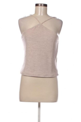 Γυναικείο αμάνικο μπλουζάκι Gina Tricot, Μέγεθος XL, Χρώμα  Μπέζ, Τιμή 2,09 €