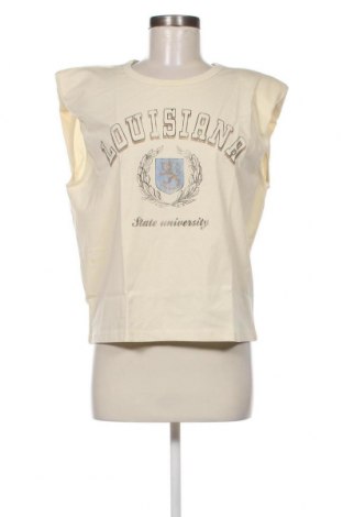 Γυναικείο αμάνικο μπλουζάκι Gina Tricot, Μέγεθος M, Χρώμα  Μπέζ, Τιμή 6,40 €