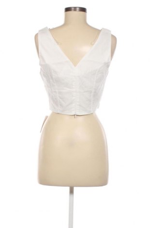 Γυναικείο αμάνικο μπλουζάκι Glamorous, Μέγεθος M, Χρώμα Λευκό, Τιμή 7,51 €
