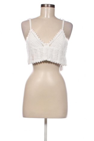 Γυναικείο αμάνικο μπλουζάκι Glamorous, Μέγεθος M, Χρώμα Λευκό, Τιμή 6,88 €