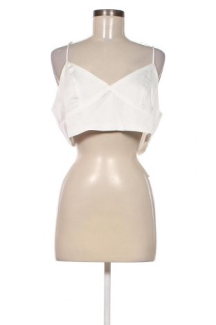 Γυναικείο αμάνικο μπλουζάκι Glamorous, Μέγεθος XL, Χρώμα Λευκό, Τιμή 2,24 €