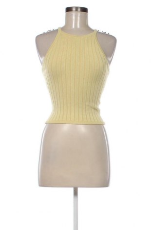 Γυναικείο αμάνικο μπλουζάκι H&M Divided, Μέγεθος XXS, Χρώμα Κίτρινο, Τιμή 3,22 €