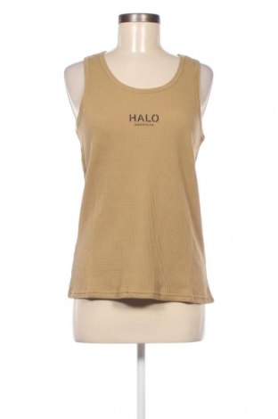 Γυναικείο αμάνικο μπλουζάκι HALO, Μέγεθος M, Χρώμα  Μπέζ, Τιμή 14,02 €