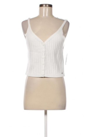 Γυναικείο αμάνικο μπλουζάκι Hollister, Μέγεθος L, Χρώμα Λευκό, Τιμή 8,22 €