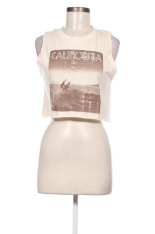 Γυναικείο αμάνικο μπλουζάκι Hollister, Μέγεθος S, Χρώμα  Μπέζ, Τιμή 17,08 €