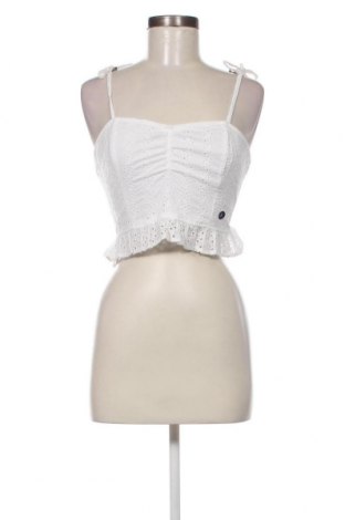 Γυναικείο αμάνικο μπλουζάκι Hollister, Μέγεθος S, Χρώμα Λευκό, Τιμή 5,98 €