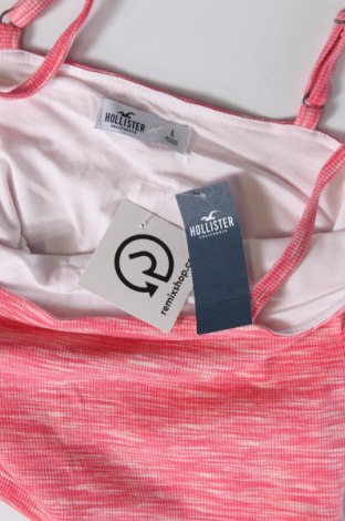Γυναικείο αμάνικο μπλουζάκι Hollister, Μέγεθος L, Χρώμα Ρόζ , Τιμή 2,24 €