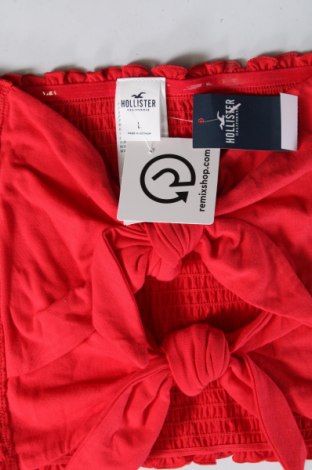 Γυναικείο αμάνικο μπλουζάκι Hollister, Μέγεθος L, Χρώμα Κόκκινο, Τιμή 2,24 €