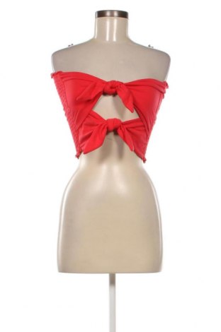 Γυναικείο αμάνικο μπλουζάκι Hollister, Μέγεθος L, Χρώμα Κόκκινο, Τιμή 2,24 €