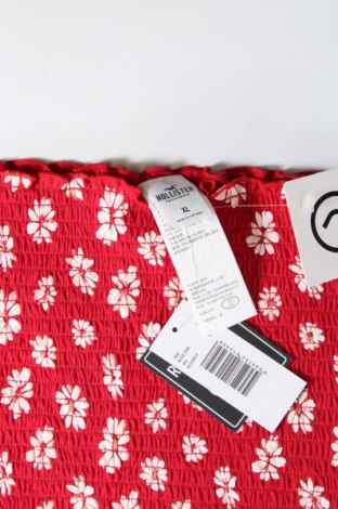 Γυναικείο αμάνικο μπλουζάκι Hollister, Μέγεθος XL, Χρώμα Κόκκινο, Τιμή 5,68 €