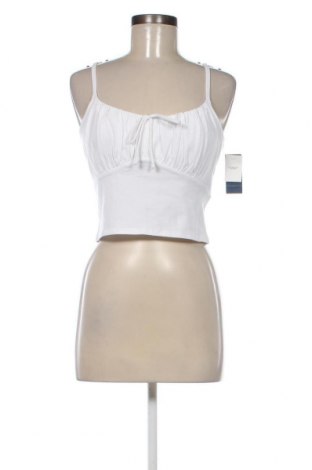 Γυναικείο αμάνικο μπλουζάκι Hollister, Μέγεθος L, Χρώμα Λευκό, Τιμή 5,23 €