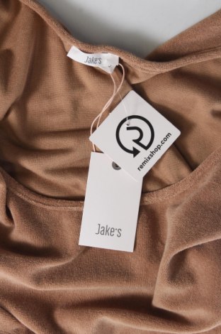 Γυναικείο αμάνικο μπλουζάκι Jake*s, Μέγεθος XL, Χρώμα Καφέ, Τιμή 2,24 €