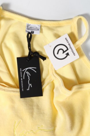 Γυναικείο αμάνικο μπλουζάκι Karl Kani, Μέγεθος M, Χρώμα Κίτρινο, Τιμή 14,20 €