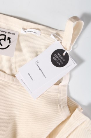 Γυναικείο αμάνικο μπλουζάκι Knowledge Cotton Apparel, Μέγεθος S, Χρώμα  Μπέζ, Τιμή 17,94 €