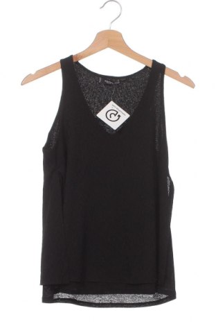 Γυναικείο αμάνικο μπλουζάκι Mango, Μέγεθος XS, Χρώμα Μαύρο, Τιμή 18,55 €