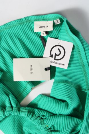 Damska koszulka na ramiączkach Milk It, Rozmiar XL, Kolor Zielony, Cena 27,83 zł