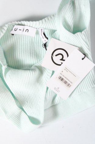 Γυναικείο αμάνικο μπλουζάκι NU-IN, Μέγεθος S, Χρώμα Πράσινο, Τιμή 8,07 €